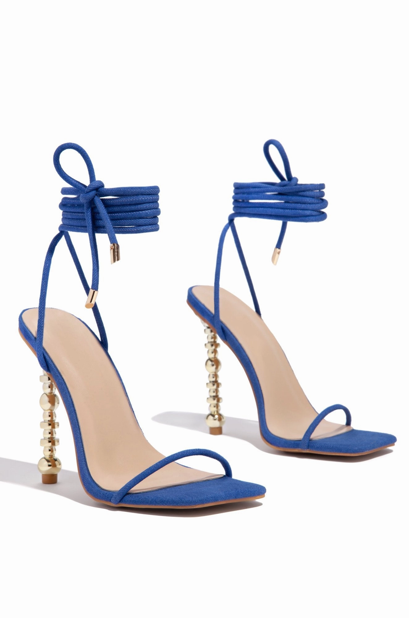 Salena Heels- Denim