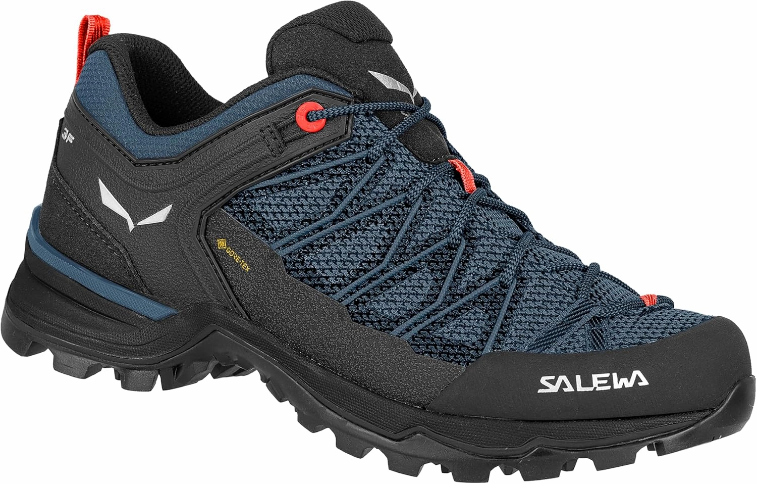 Salewa Mountain Trainer Lite Gore-Tex Women's Hiking Shoes, Java Blue Black, 9 Women