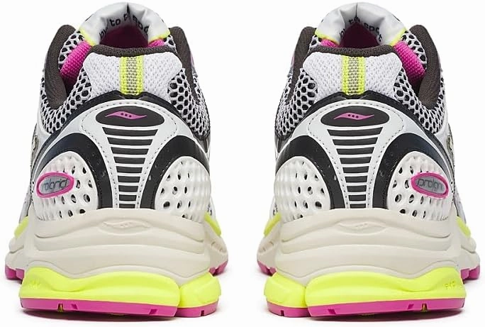 Saucony ProGrid Triumph 4 Shoes - White/Fluo