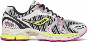 Saucony ProGrid Triumph 4 Shoes - White/Fluo