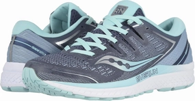 Saucony Women's Guide ISO 2 Sneaker (7 B(M) US, Slate/Aqua)