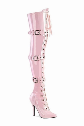 SEDUCE-3028 Thigh Boot | Pink Patent