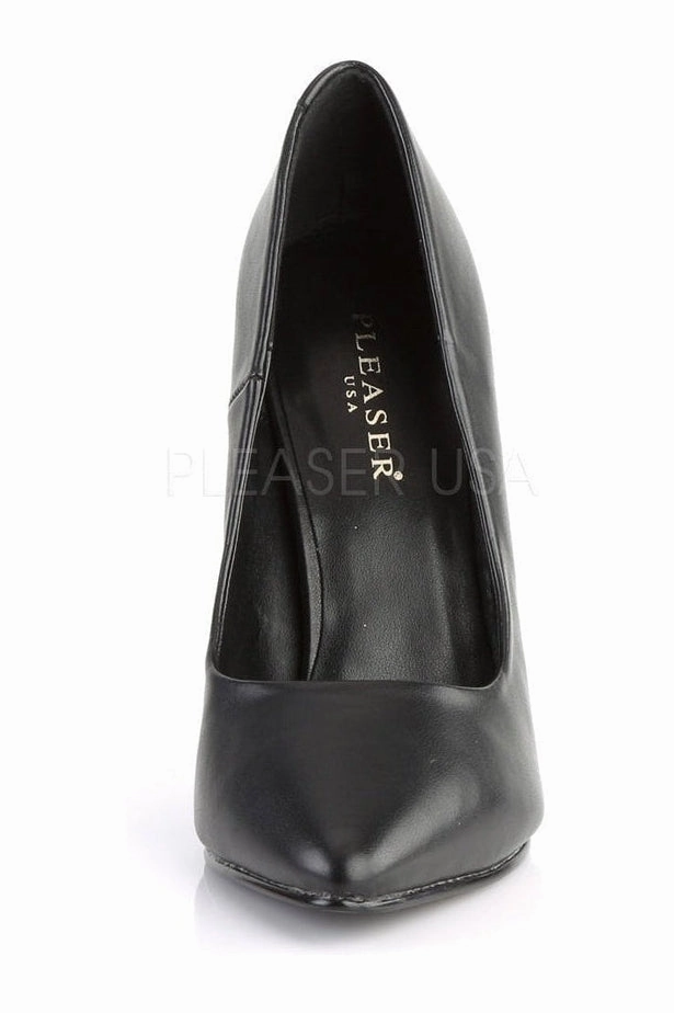 SEDUCE-420 Pump  | Black Faux Leather
