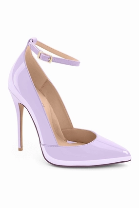 Sexy A-Line Ankle Strap Stiletto Pump