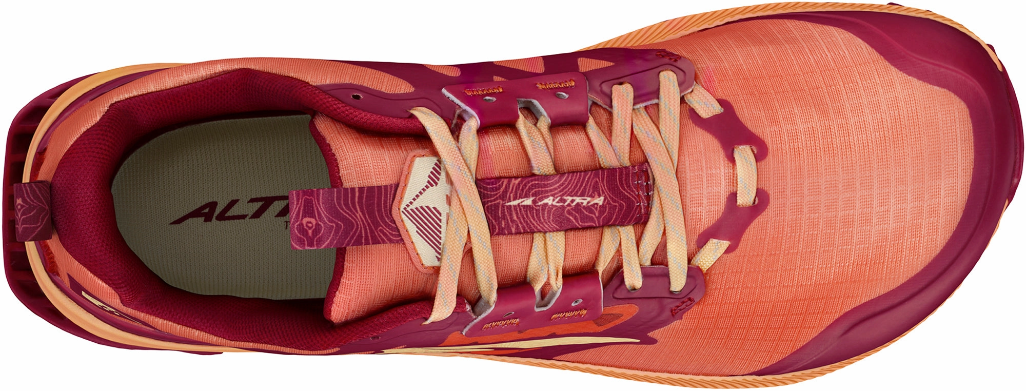 Shoes Altra  Women Altra Lone Peak 8 Womens Trail Running Shoes - Red