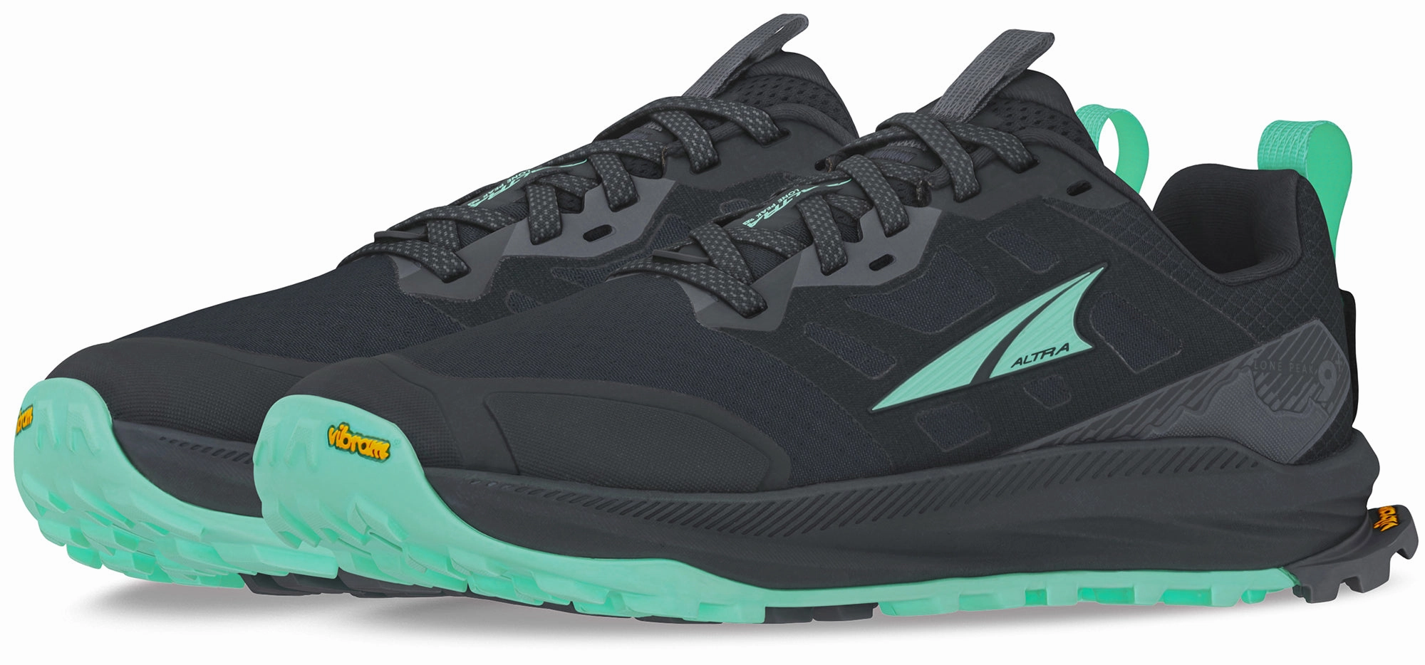 Shoes Altra  Women Altra Lone Peak 9  Womens Trail Running Shoes - Black