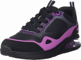 Skechers Womens Uno 2-Mad Air Athletic and Training Shoes Black 9 Medium (B,M)
