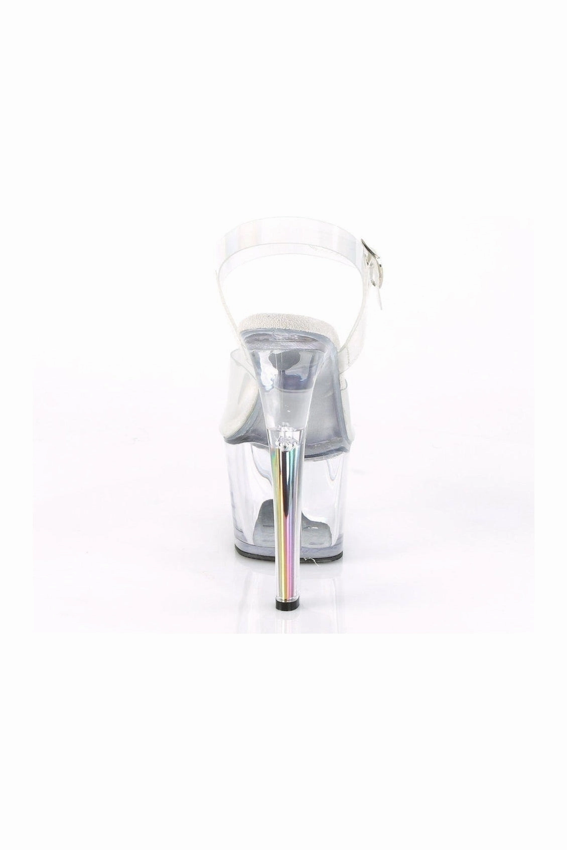 SKY-308N-RBH Exotic Sandal | Clear Vinyl