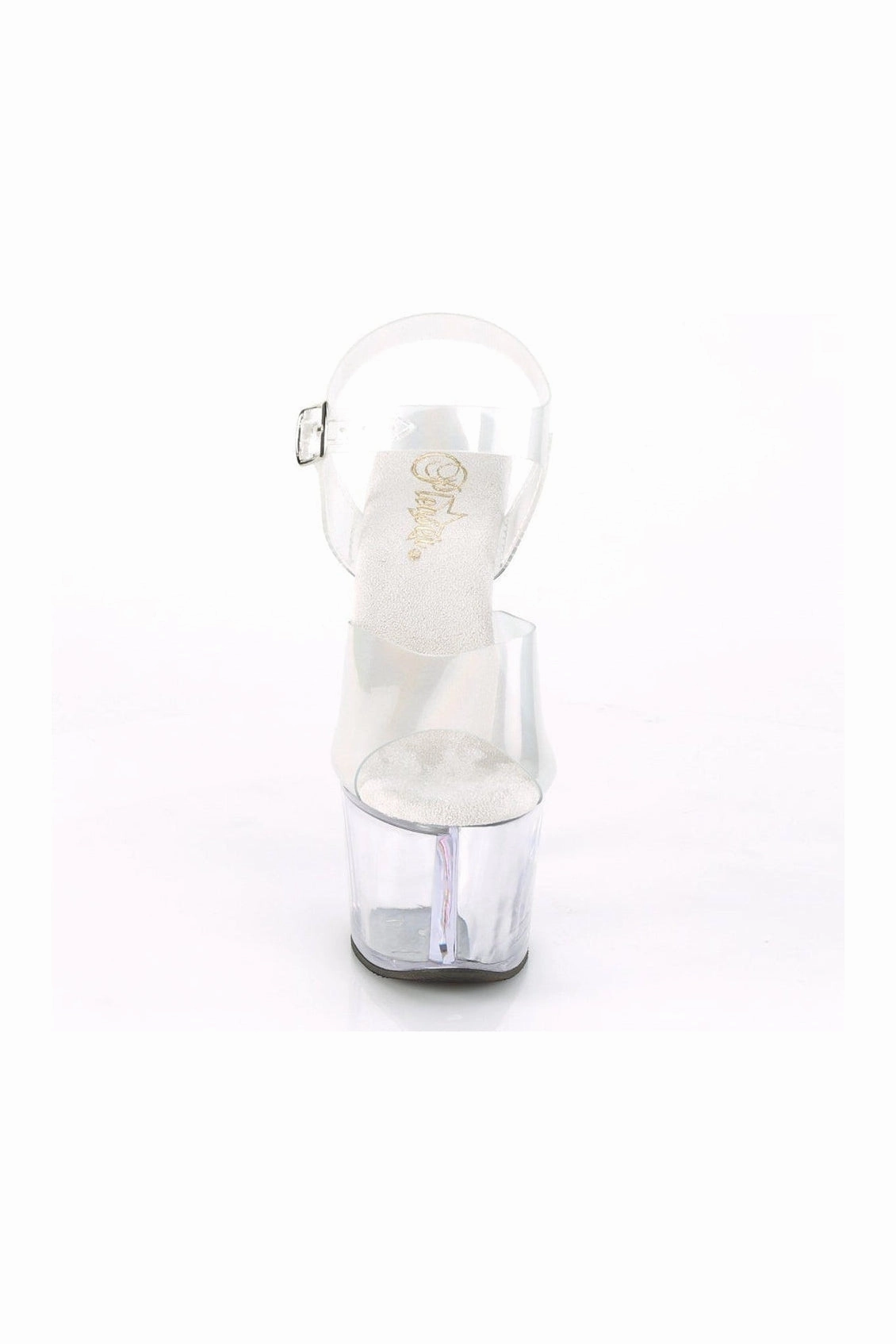 SKY-308N-RBH Exotic Sandal | Clear Vinyl