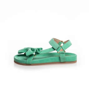 SKY AND DIAMONDS 23 SUEDE - PALE GREEN (FRESHIA)