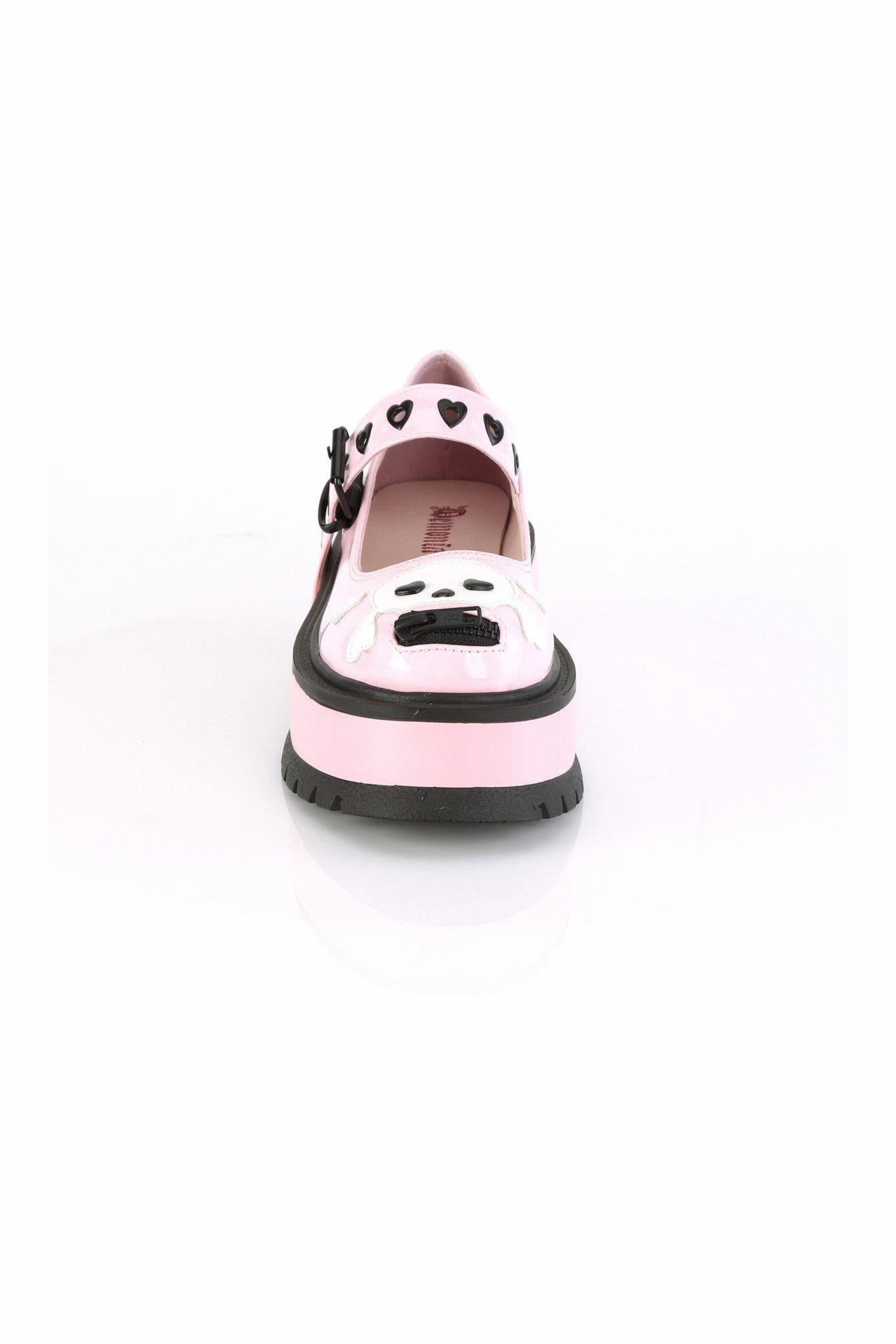 SLACKER-27 Mary Jane | Hologram Faux Leather