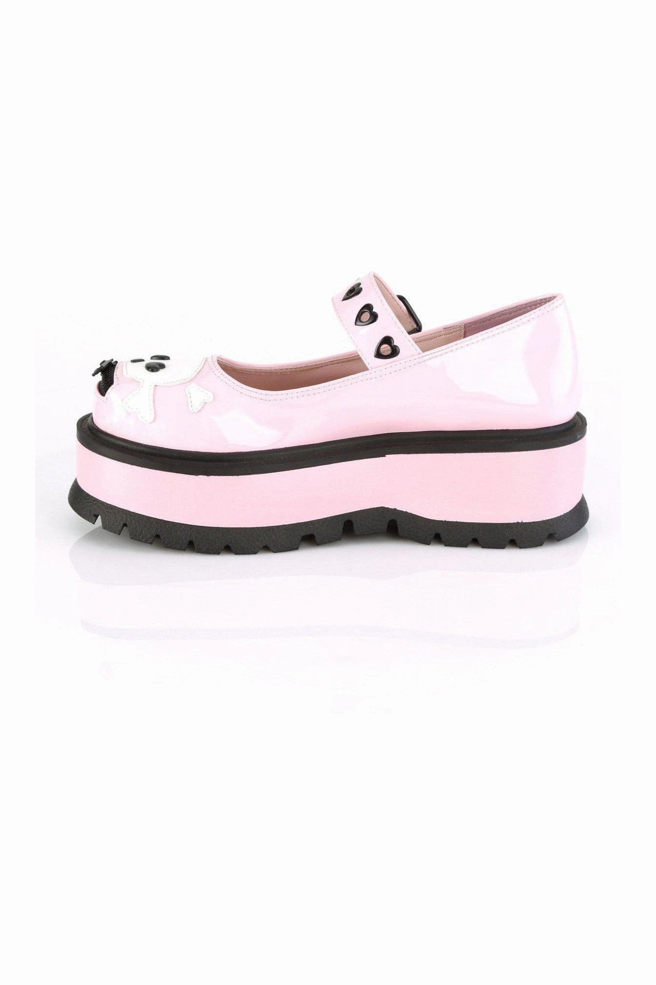 SLACKER-27 Mary Jane | Hologram Faux Leather