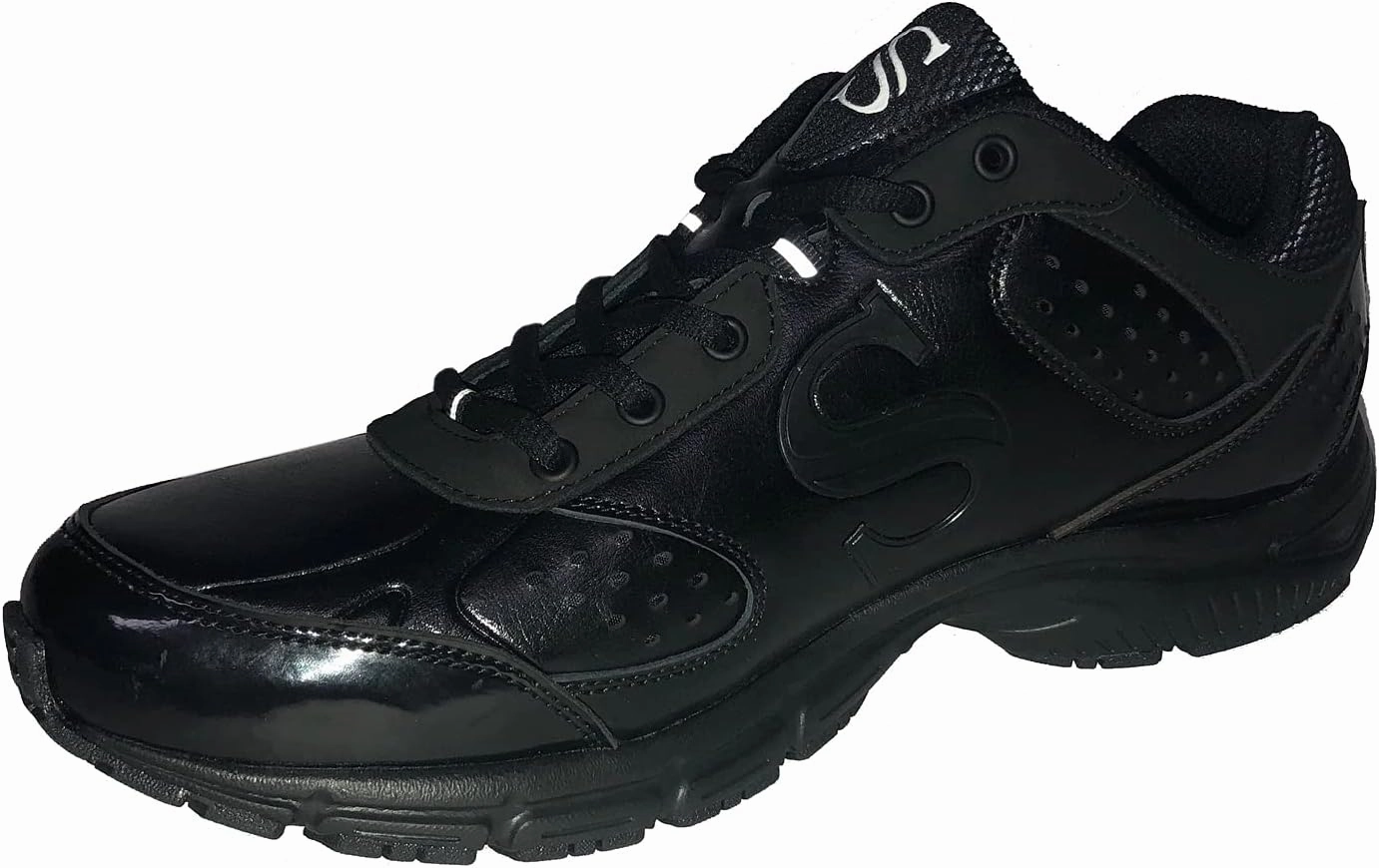 Smitty | BKS-SC1 | Black | Professional Official's Court Shoe | Basketball | Wrestling | Volleyball | Referee's Choice! (11.5)