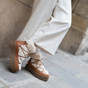 SNOW BY SNOW 22 LOW - COGNAC OFF-WHITE