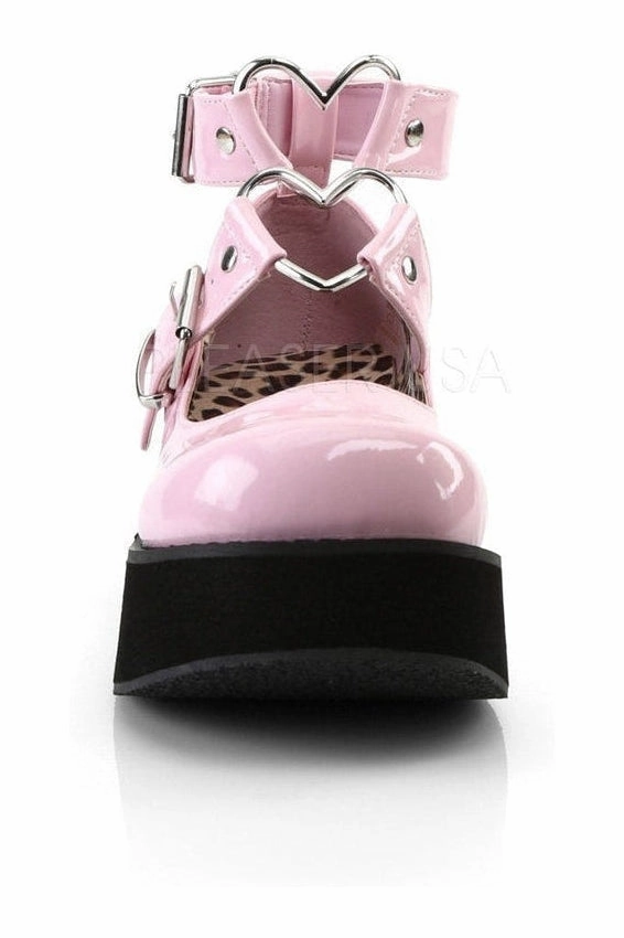 SPRITE-02 Demonia Mary Jane | Pink Patent