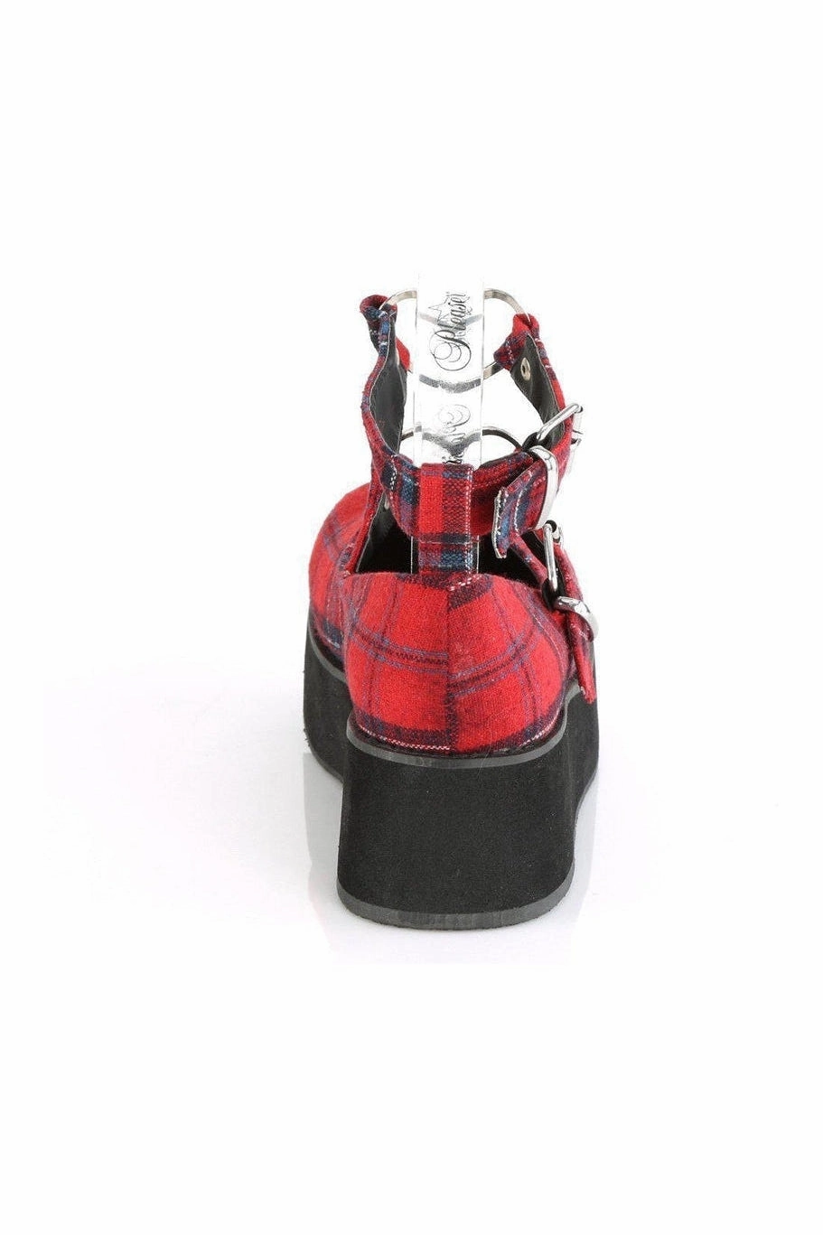 SPRITE-02 Mary Jane | Red Faux Leather