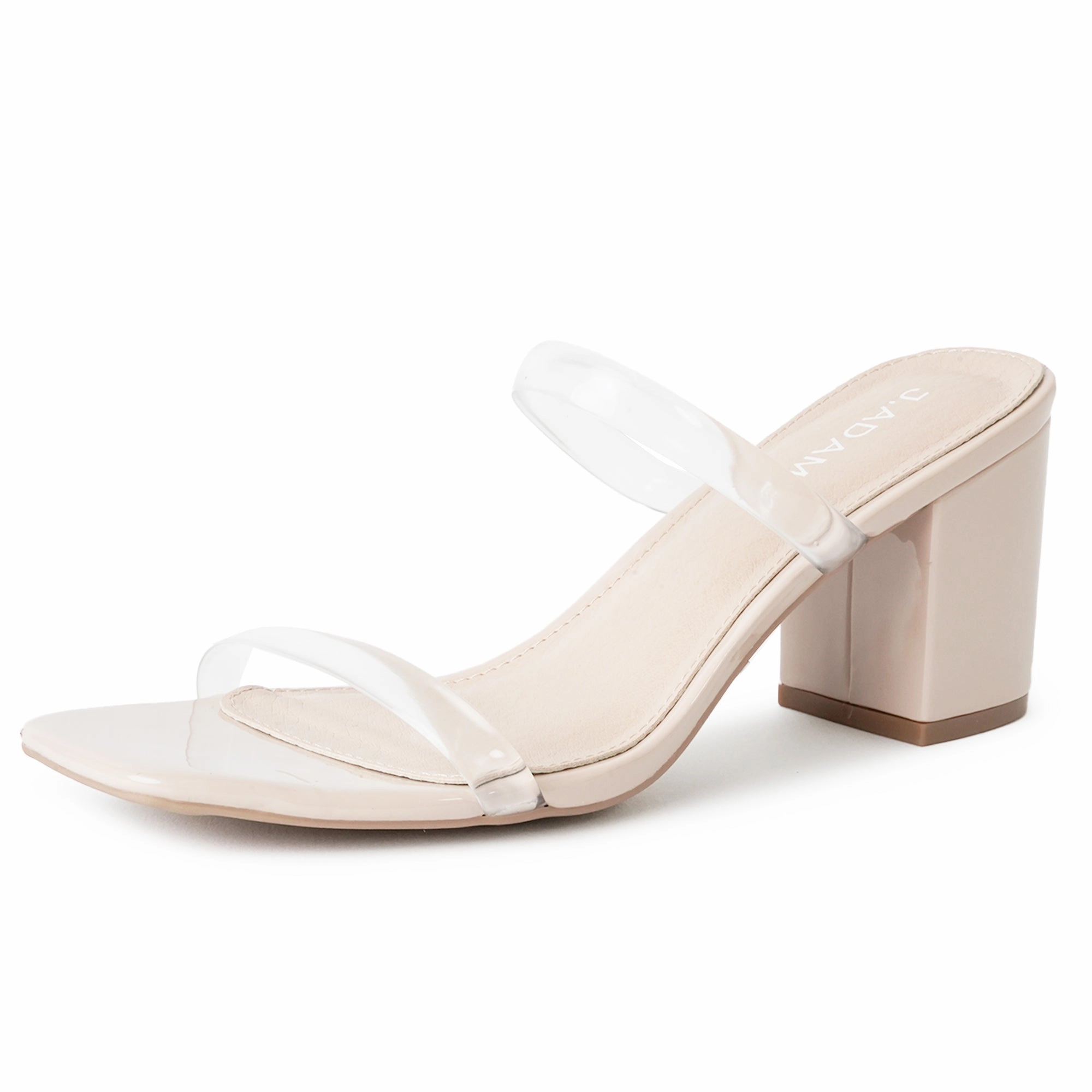 Stormi | Clear/Beige Patent