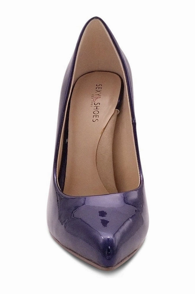Sultry Low Cut Sky High Stiletto Heel Pump