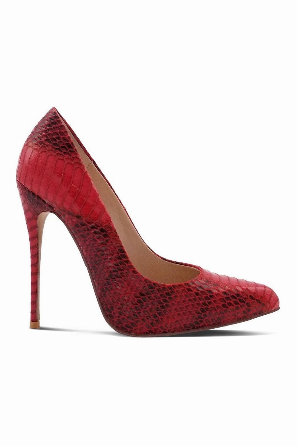 Sultry Low Cut Sky High Stiletto Heel Pump