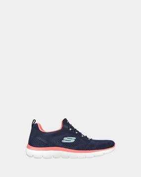 Summits-Perfect Views Navy/Neon Pink