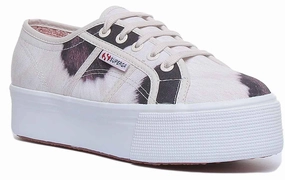 Superga 2790 Cow Print In Beige