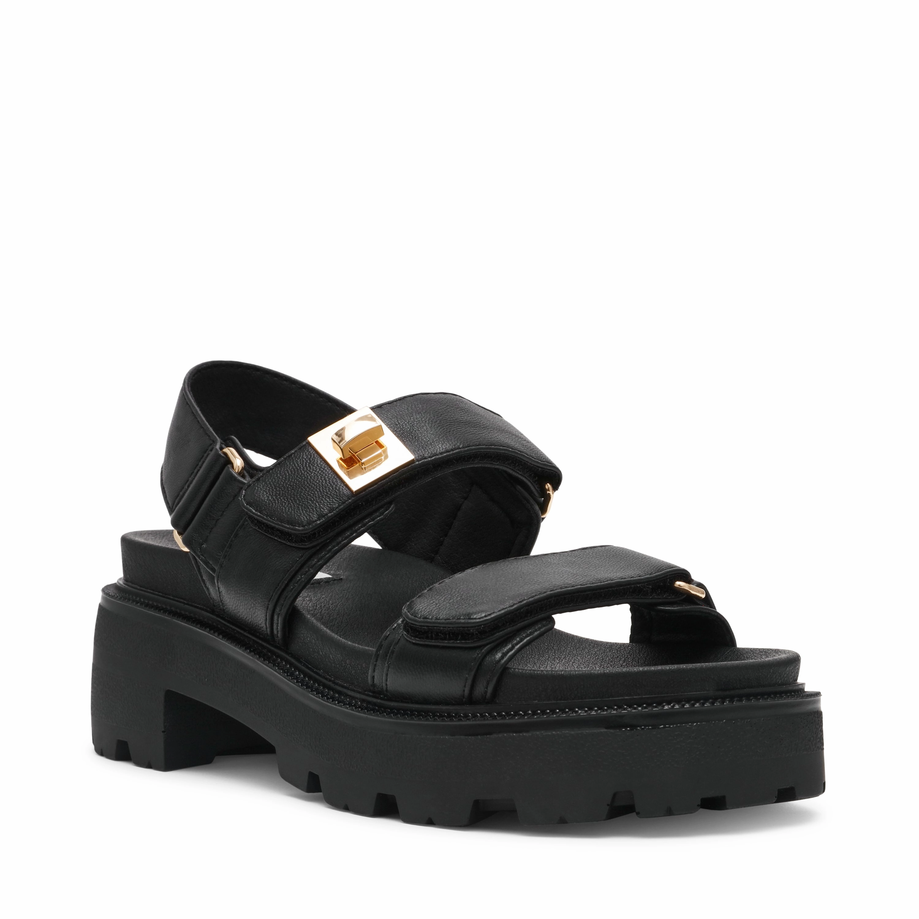 Supermona Sandal BLACK LEATHER