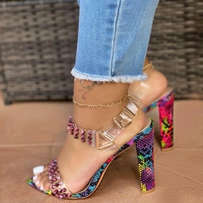Tanisha Multi Snake Heels