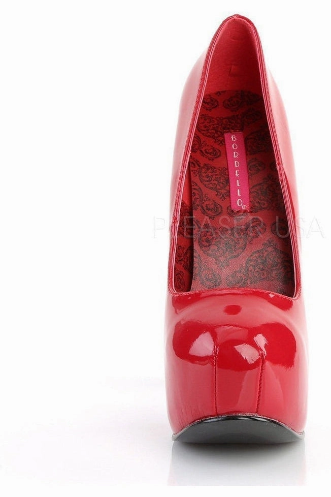 TEEZE-06 Pump  | Red Patent