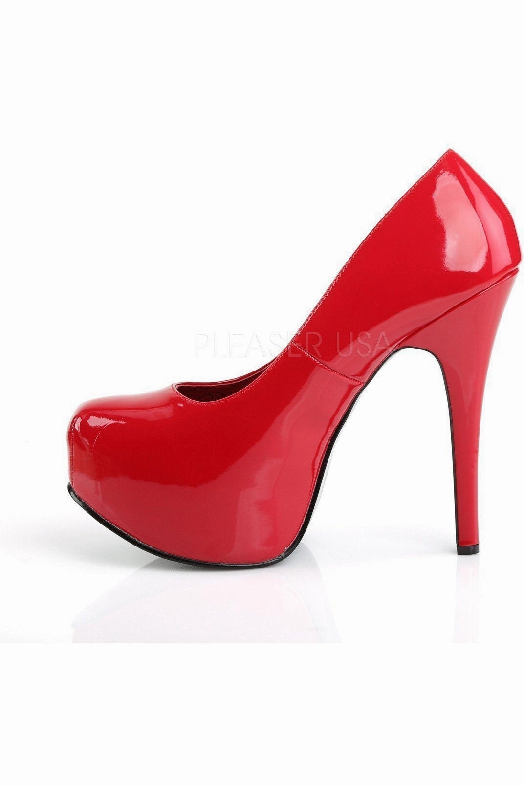 TEEZE-06W Pump  | Red Patent