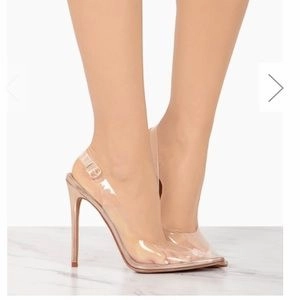 Terry Rose Gold Sling back heels