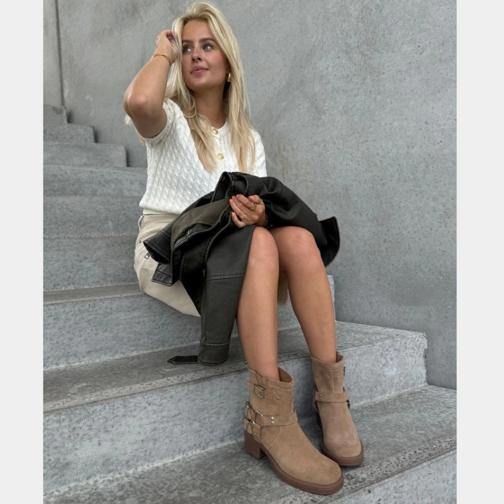 THE MAGIC MOVE SUEDE - TAUPE