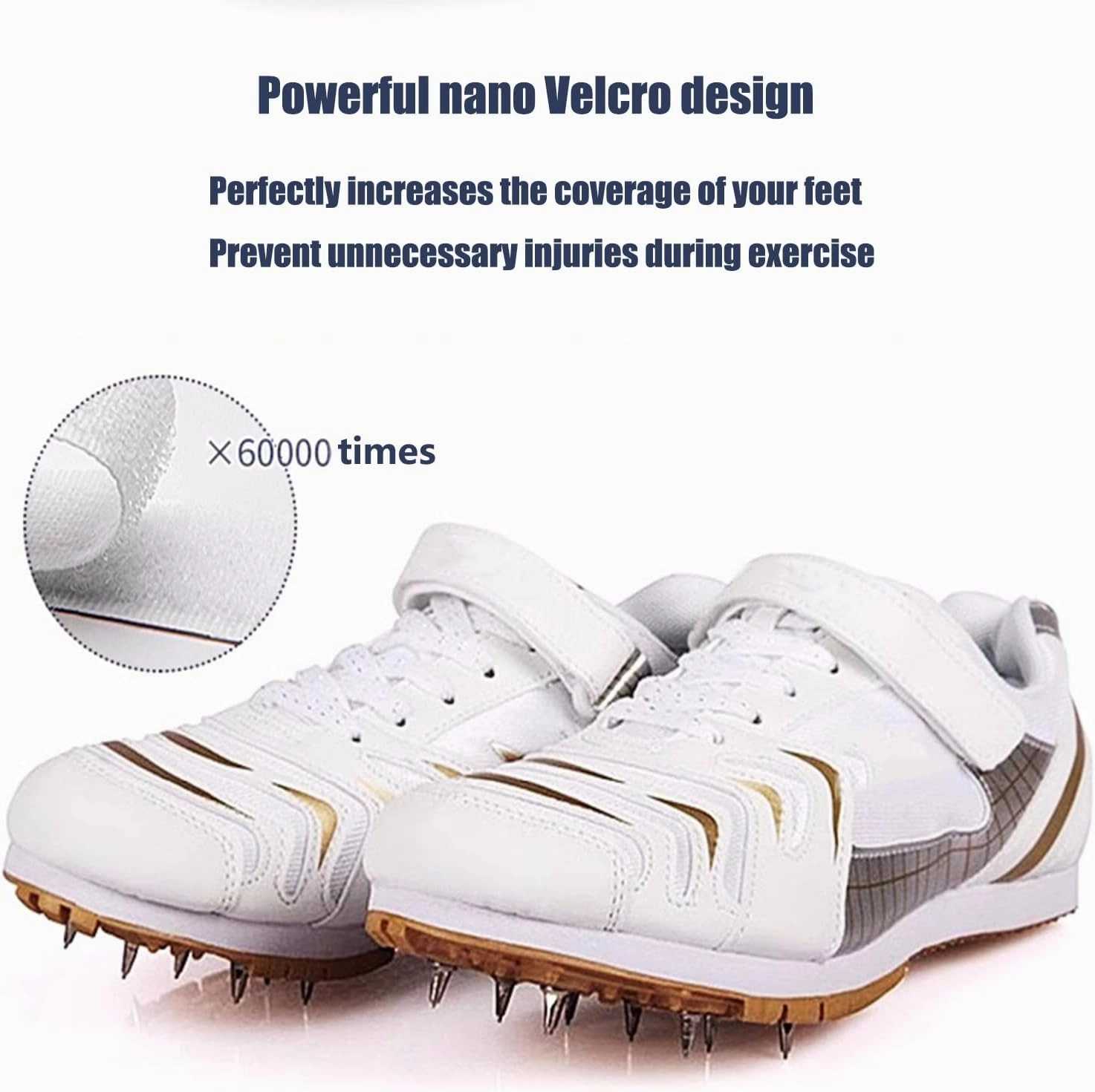 Track Field Shoes Lightweight Breathable Sprint Track Spikes Shoes Professional Jumping Sneakers Race Training Running Shoes for for Men Women Kids Boys Girls