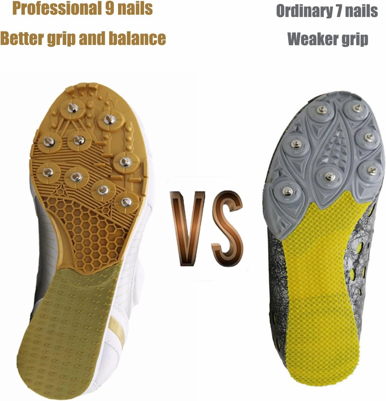 Track Field Shoes Lightweight Breathable Sprint Track Spikes Shoes Professional Jumping Sneakers Race Training Running Shoes for for Men Women Kids Boys Girls