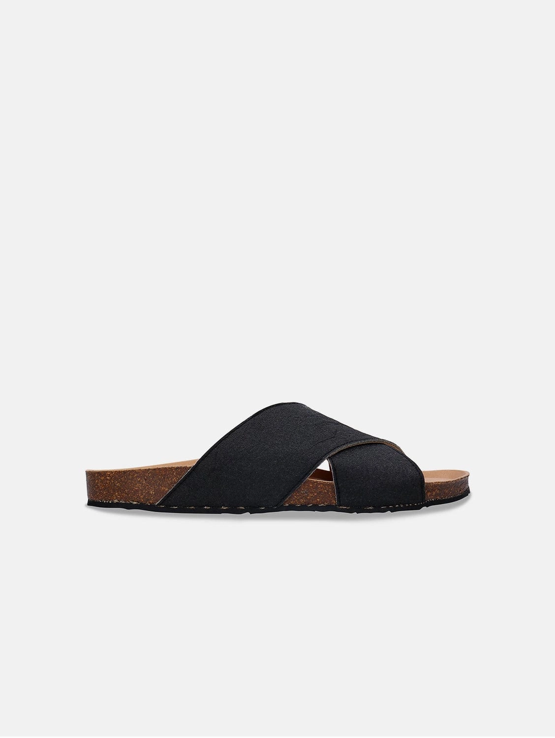 Tupai Unisex Piatex Vegan Leather Sandals | Black
