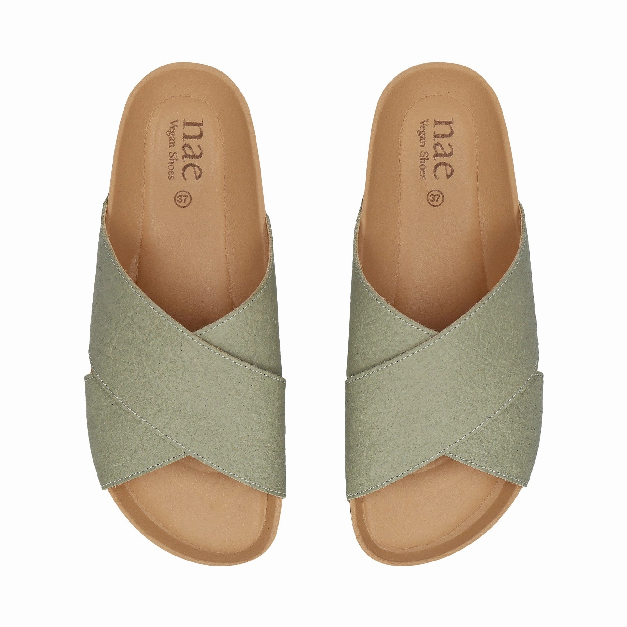 Tupai Unisex Piatex Vegan Leather Sandals | Green