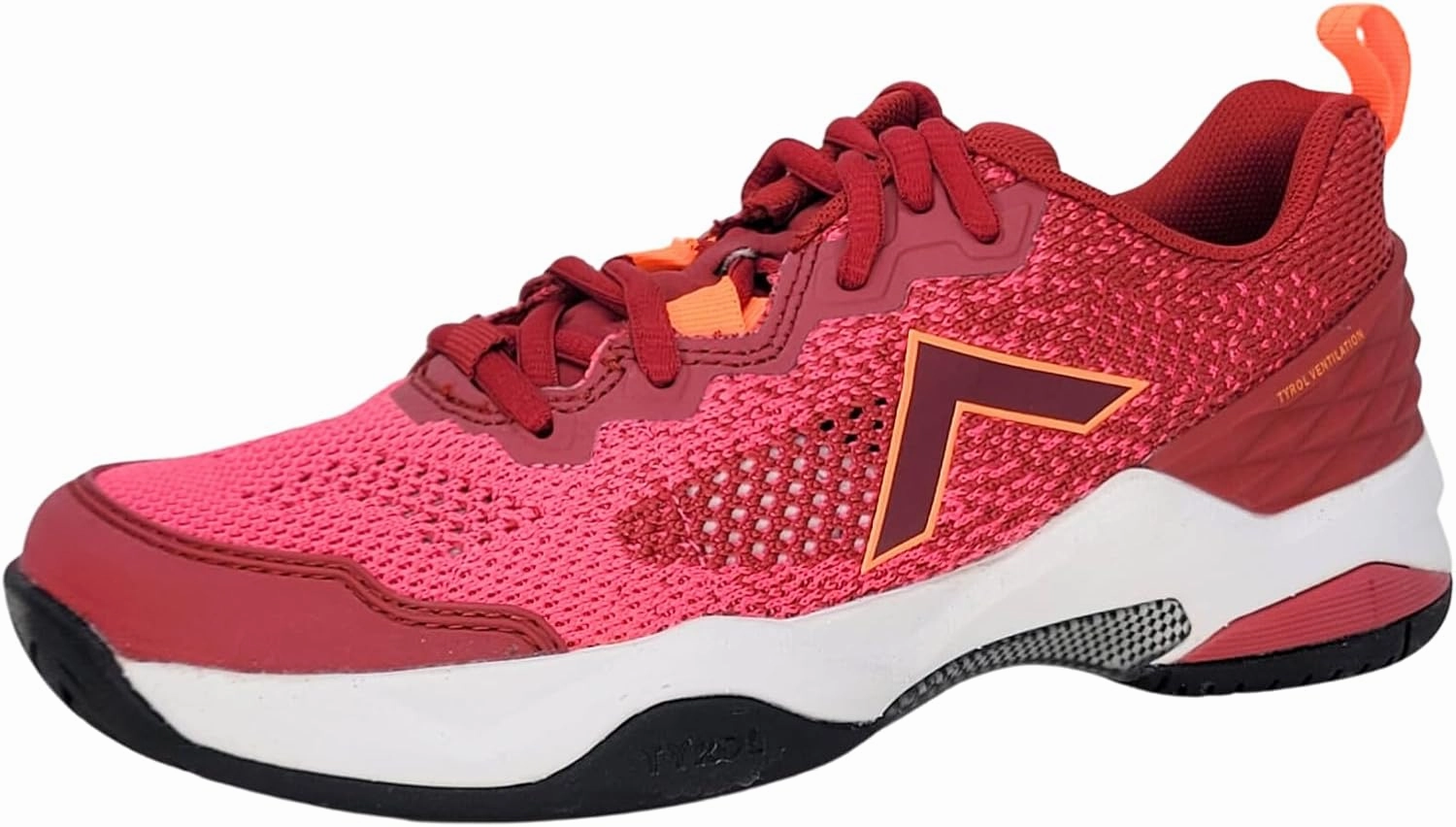Tyrol Women's Smash Pickleball Shoe (Pink/Crimson, 9)