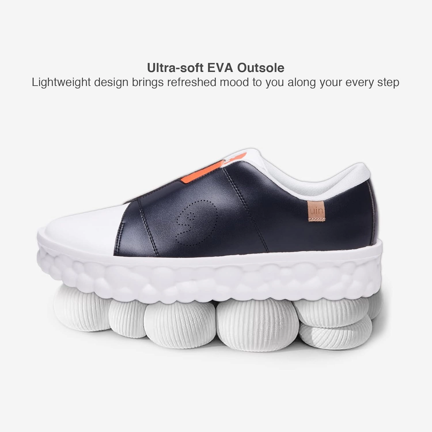 UIN Women's Fashion Sneakers Lightweight Walking Casual Slip Ons Art Painted Athletic Travel Skate Shoes Las Ramblas