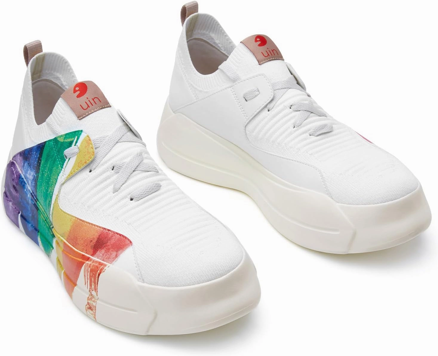 UIN Women's Platform Fashion Sneakers Walking Skateboarding Shoes Santander