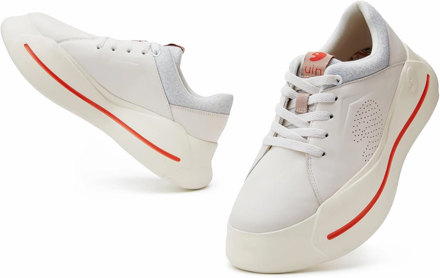 UIN Women's Platform Fashion Sneakers Walking Skateboarding Shoes Santander