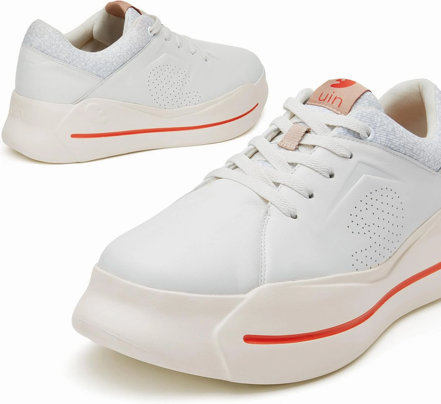UIN Women's Platform Fashion Sneakers Walking Skateboarding Shoes Santander