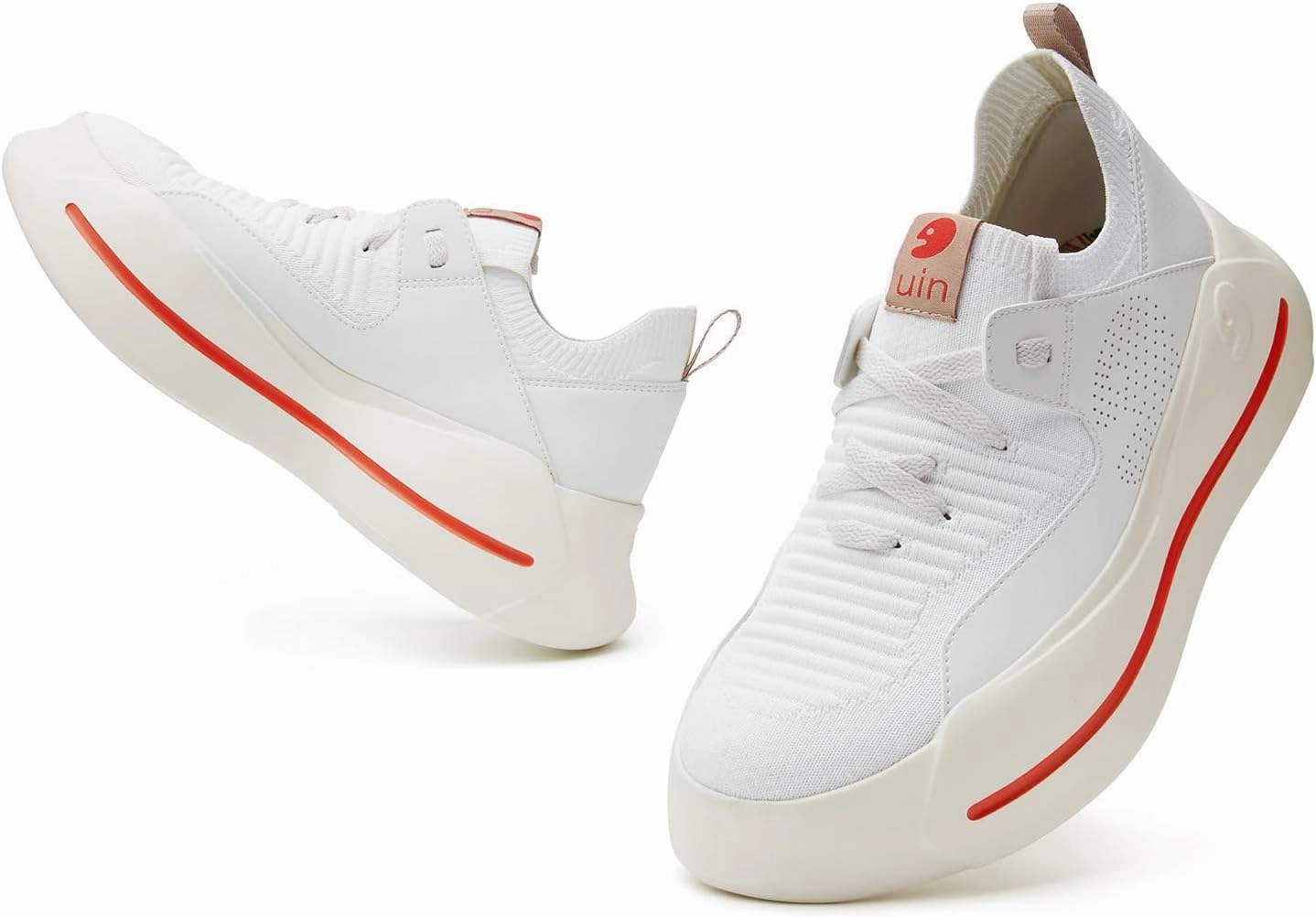 UIN Women's Platform Fashion Sneakers Walking Skateboarding Shoes Santander