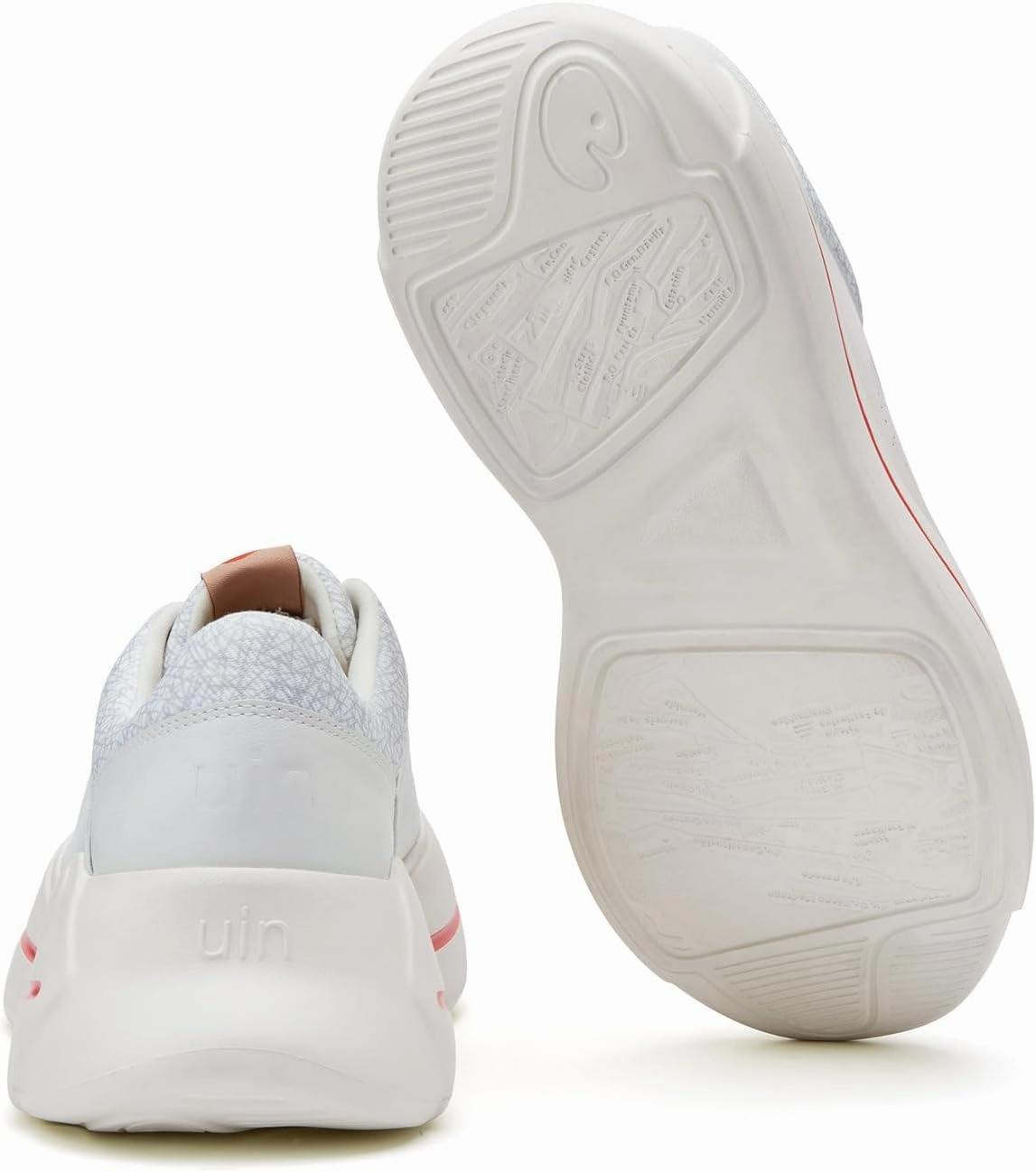 UIN Women's Platform Fashion Sneakers Walking Skateboarding Shoes Santander