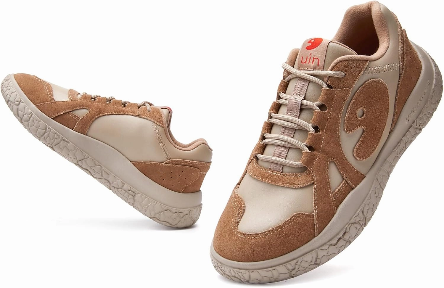 UIN Women's Walking Shoes Lace Up Casual Comfortable Art Painted Travel Sneaker Bardenas