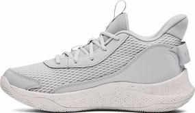 Under Armour - Unisex Curry 3Z7 Basketball Shoes, Color Halo Gray (102), Size: 10.5 M US Mens / 12 M US Womens