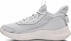 Under Armour - Unisex Curry 3Z7 Basketball Shoes, Color Halo Gray (102), Size: 12.5 M US Mens / 14 M US Womens