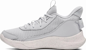 Under Armour - Unisex Curry 3Z7 Basketball Shoes, Color Halo Gray (102), Size: 9 M US Mens / 10.5 M US Womens