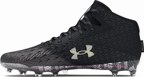 Under Armour - Womens Spotlight 4 Mc Football Cleats Shoes, Color Black (001), Size: 6.5 B(M) US