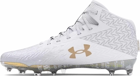 Under Armour - Womens Spotlight 4 Mc Football Cleats Shoes, Color White (100), Size: 11 B(M) US