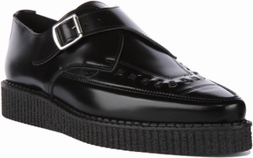 Underground Apollo In Black Buckle Shoes