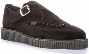 Underground Apollo In Black Suede | Made In England